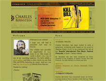 Tablet Screenshot of charlesbernstein.com